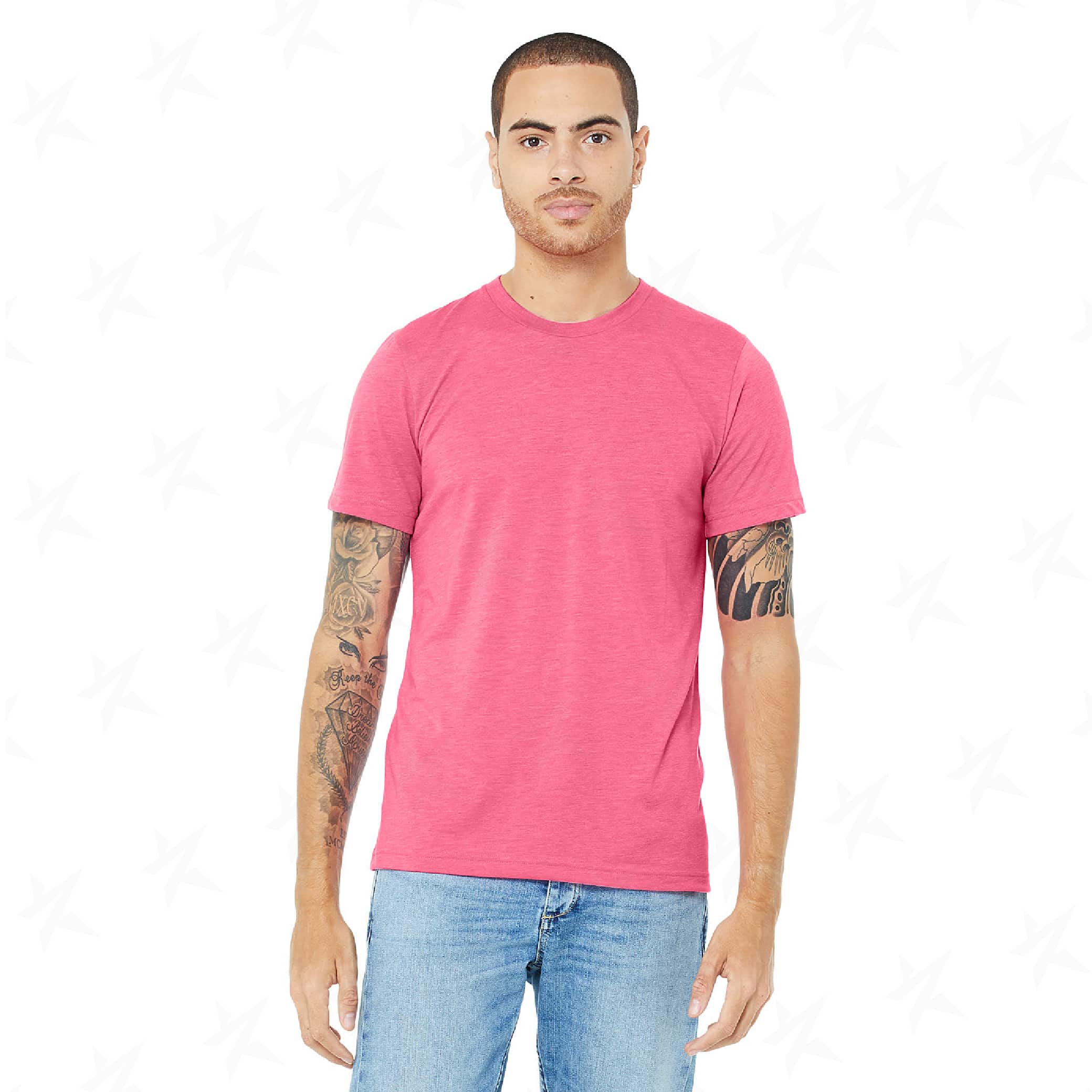 customized-bella-canvas-unisex-triblend-tee-3413c-charity-pink