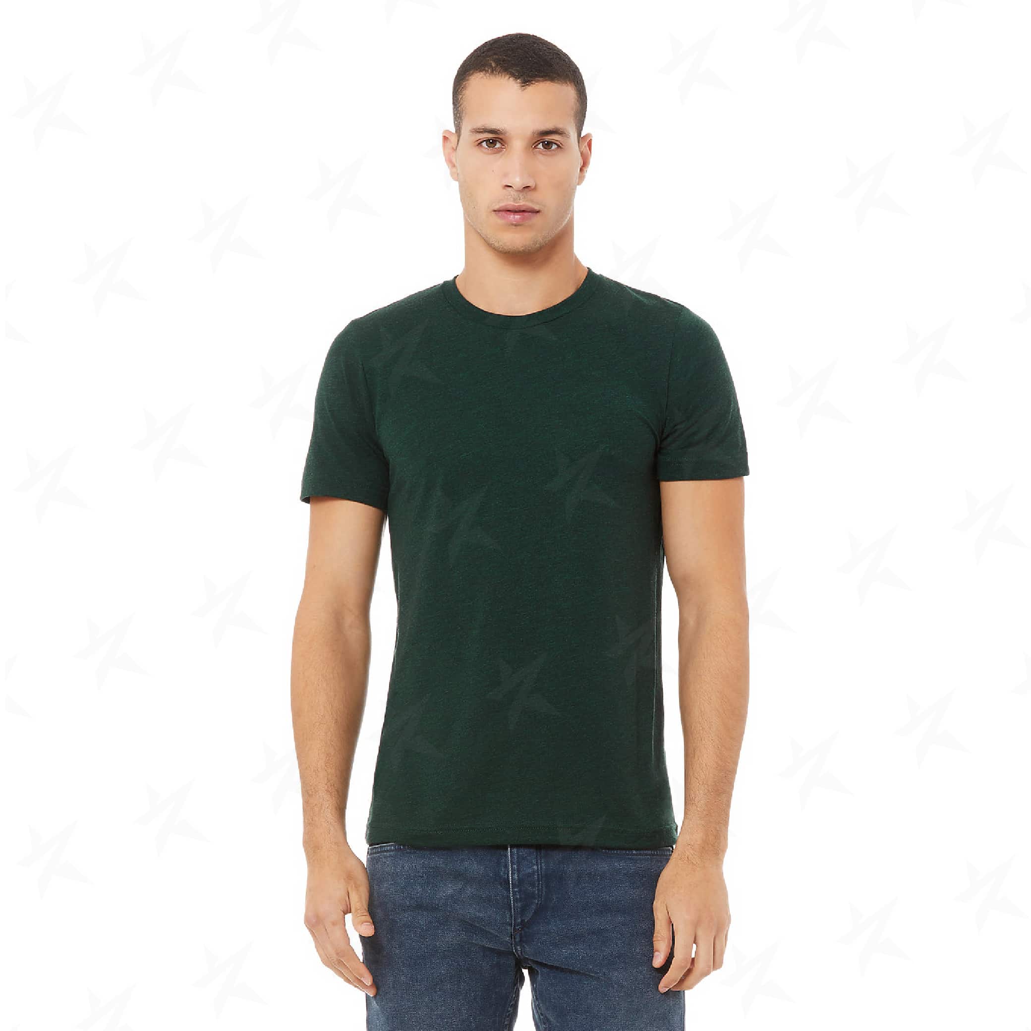 customized-bella-canvas-unisex-triblend-tee-3413c-emerald