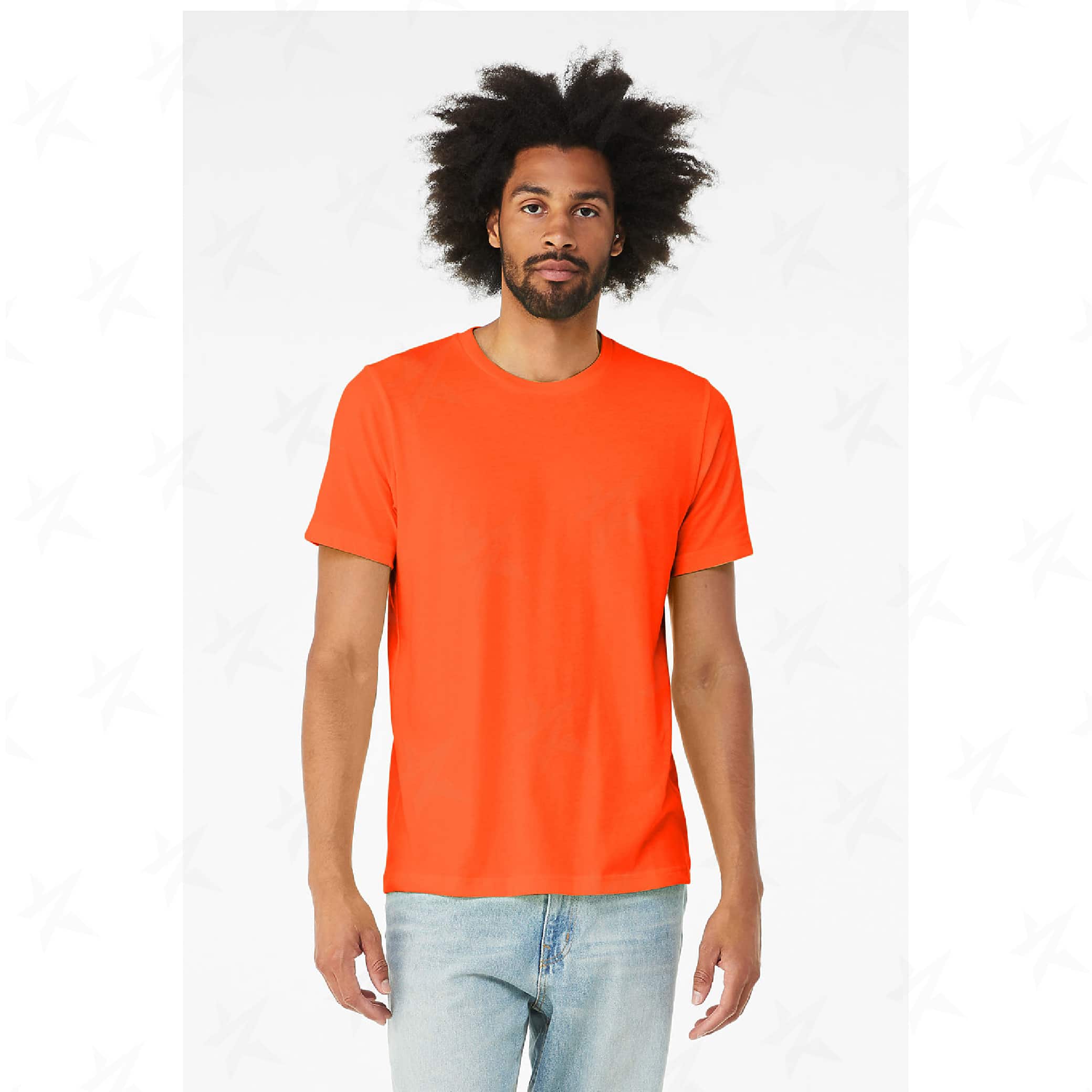 customized-bella-canvas-unisex-triblend-tee-3413c-solid-orange