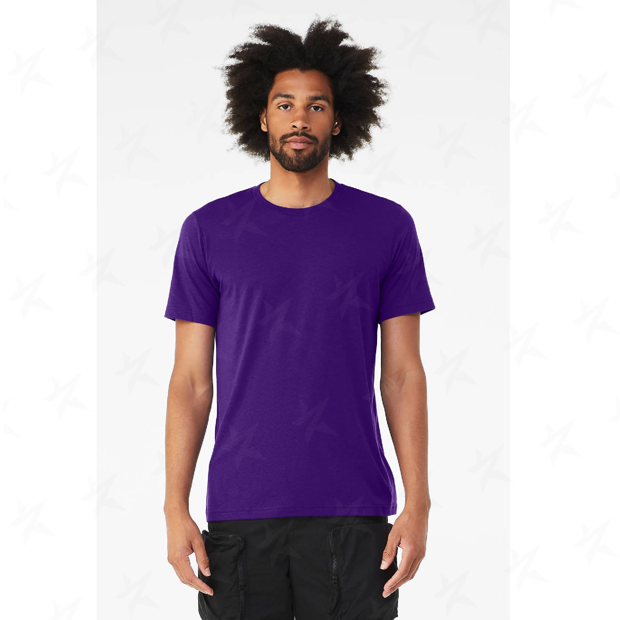 customized-bella-canvas-unisex-triblend-tee-3413c-solid-team-purple