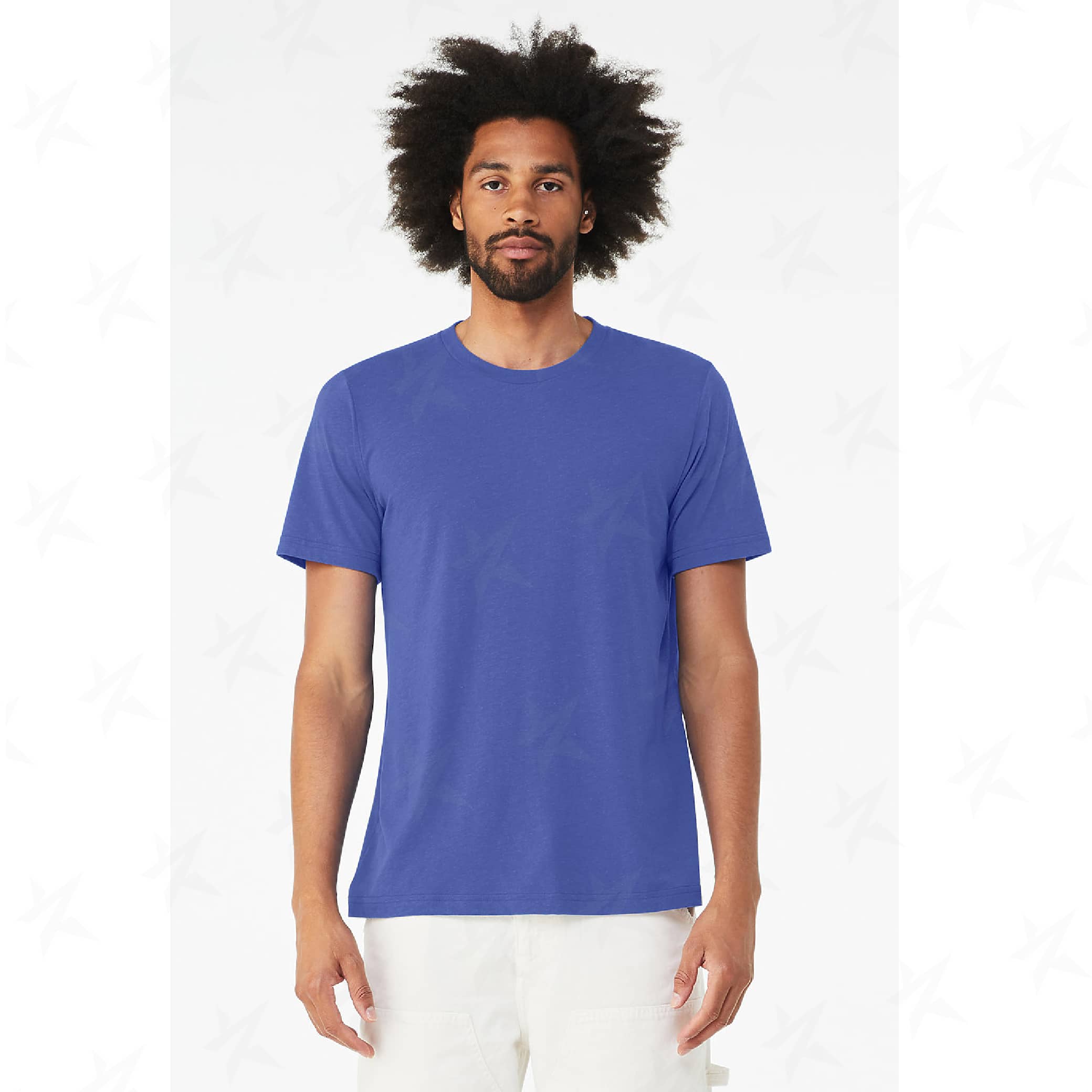 customized-bella-canvas-unisex-triblend-tee-3413c-solid-true-royal