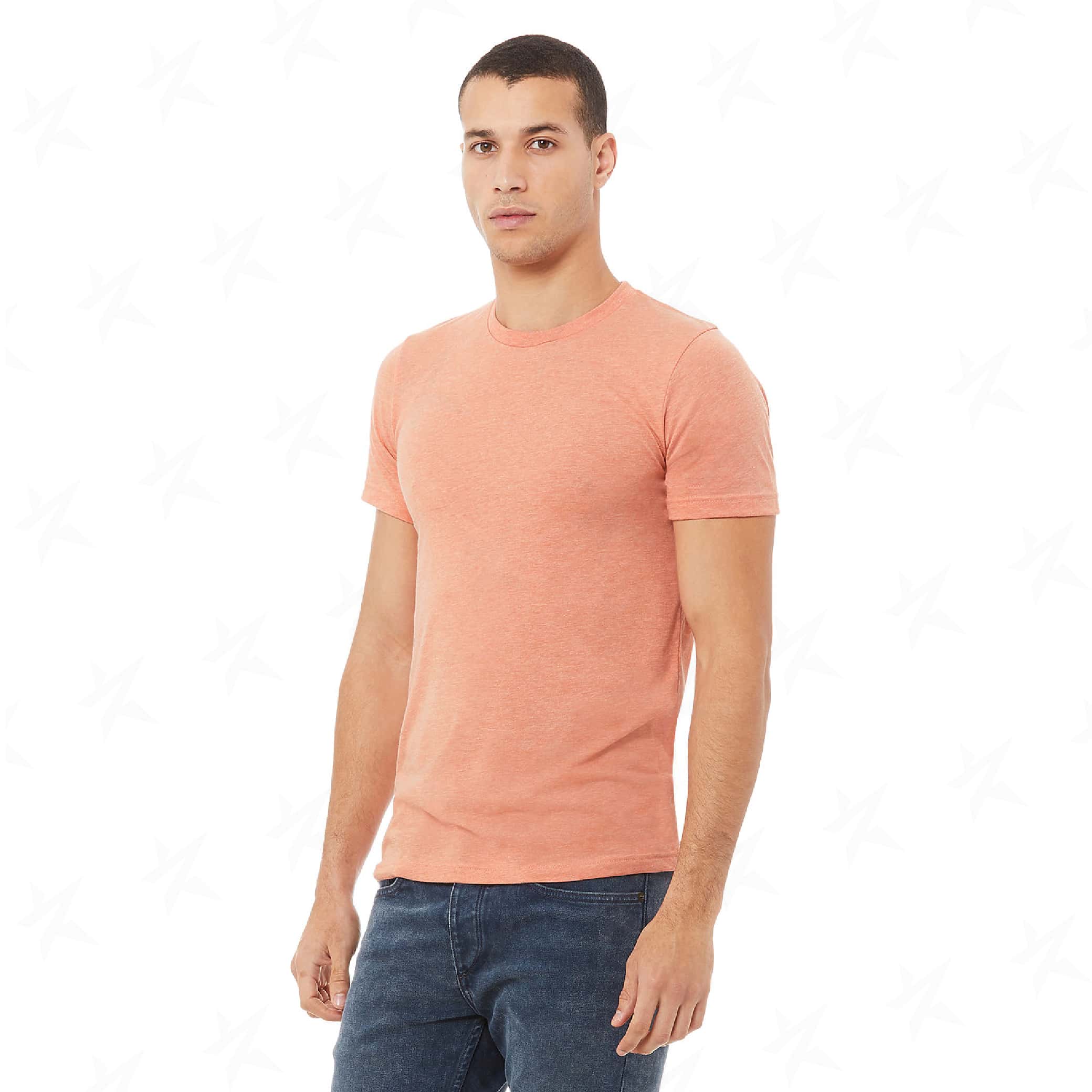 customized-bella-canvas-unisex-triblend-tee-3413c-sunset