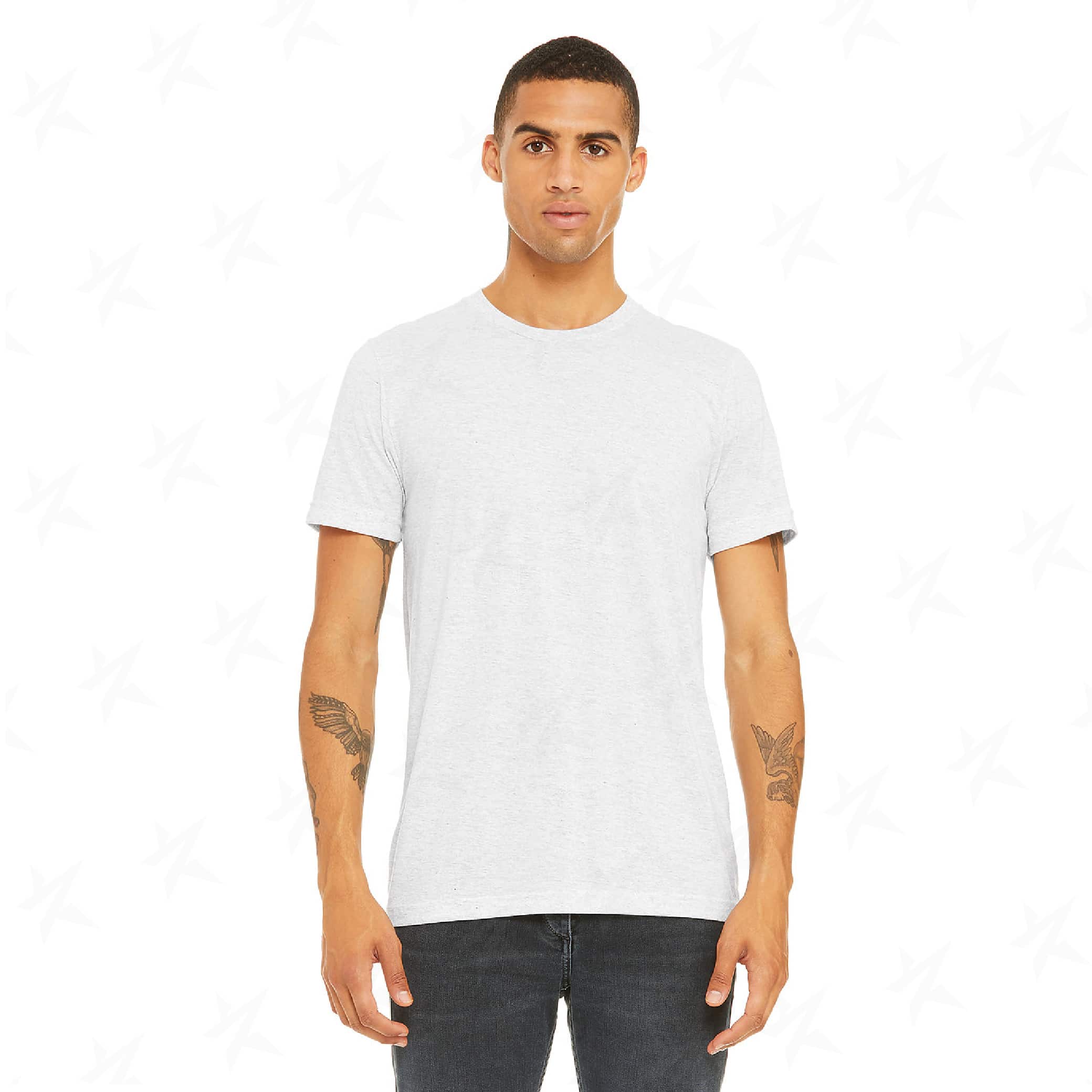 customized-bella-canvas-unisex-triblend-tee-3413c-white-fleck