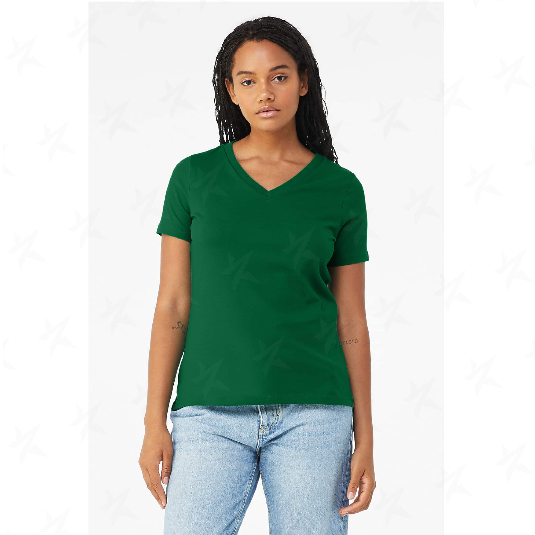 promotional-womens-relaxed-v-neck-tee-6405-kelly