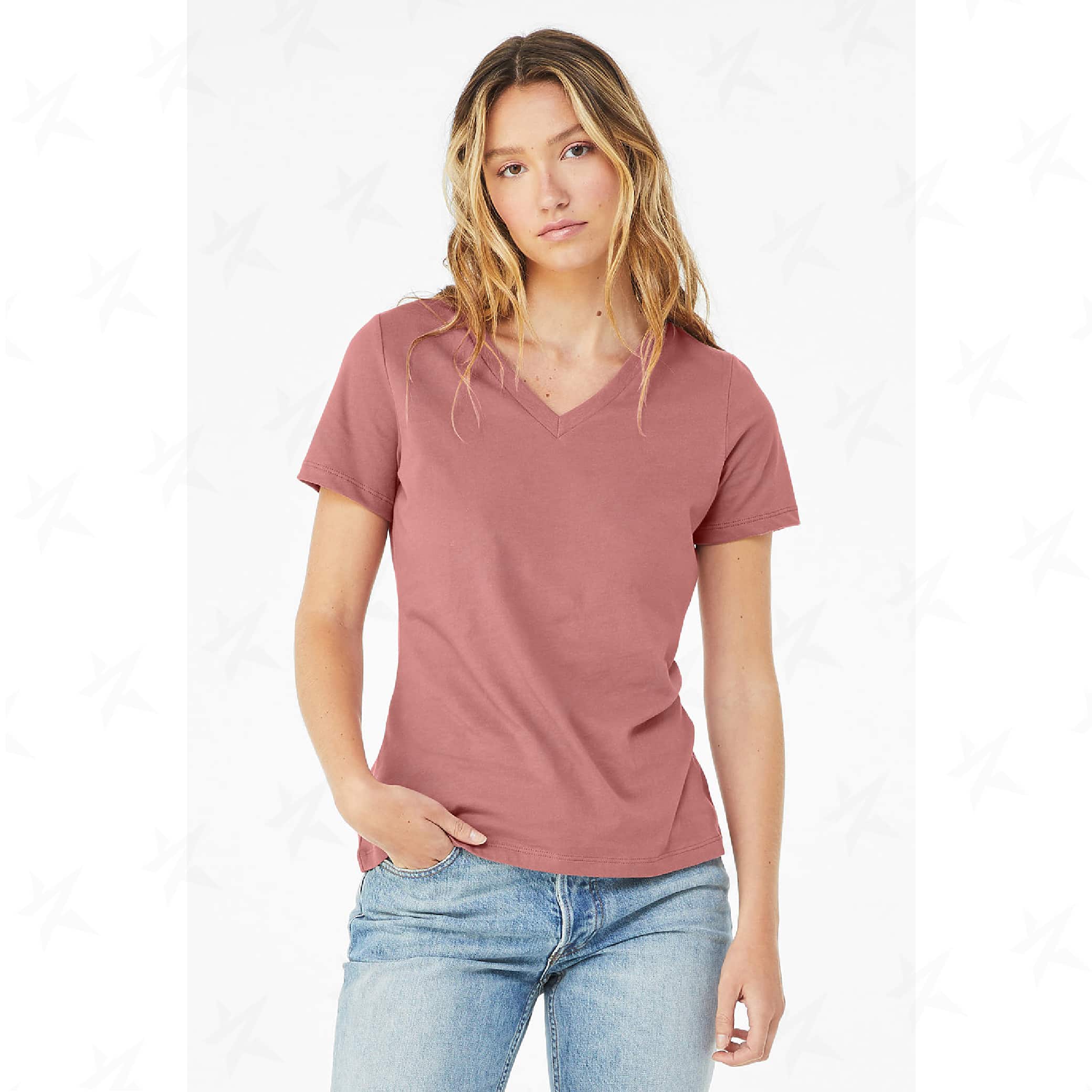 promotional-womens-relaxed-v-neck-tee-6405-mouve