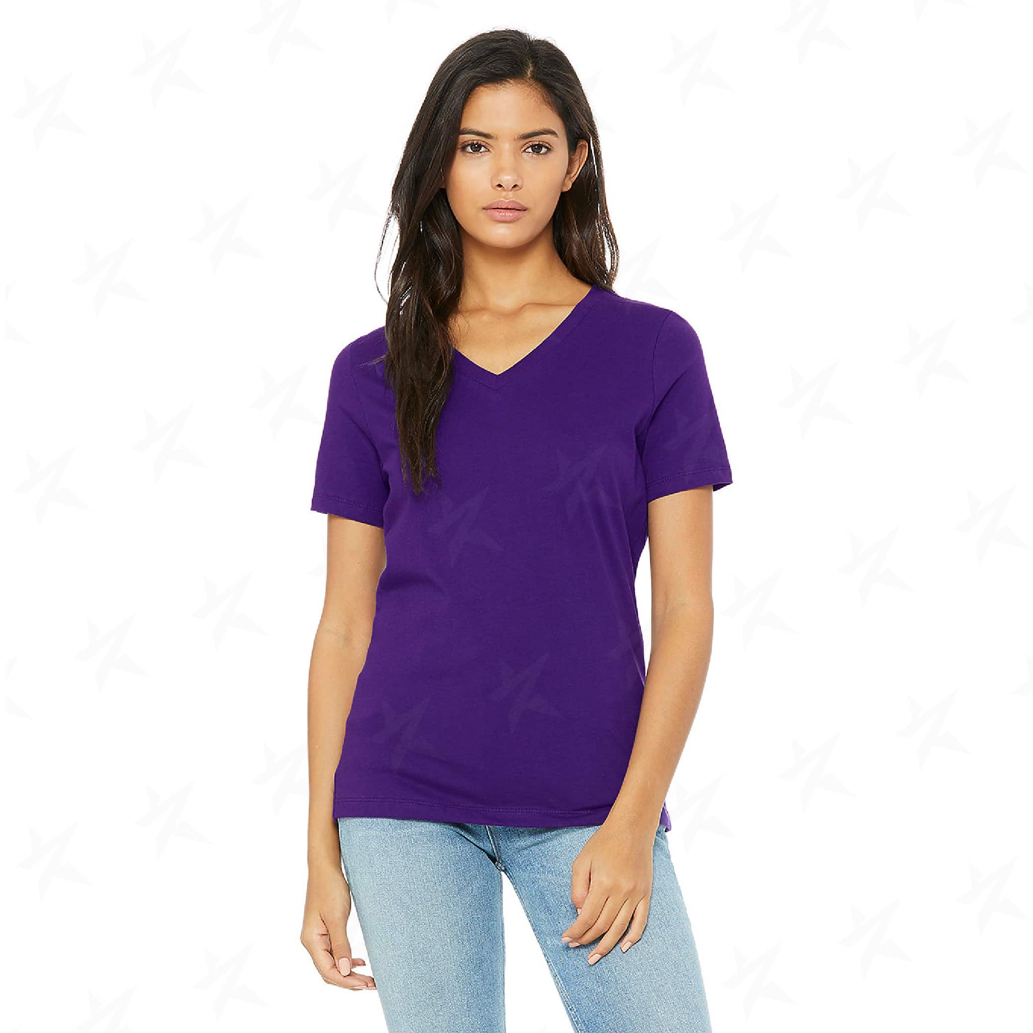 promotional-womens-relaxed-v-neck-tee-6405-team-purple